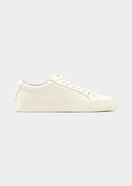Ivory Prestige Leather Low-Top Sneaker White