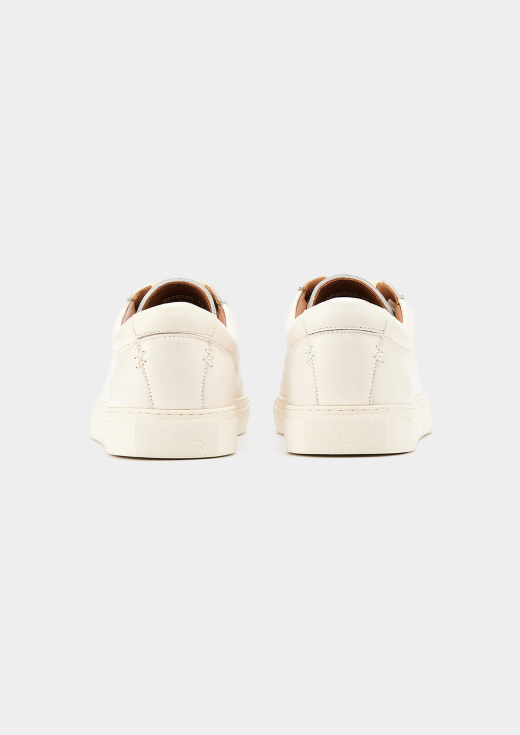 Ivory Prestige Leather Low-Top Sneaker White
