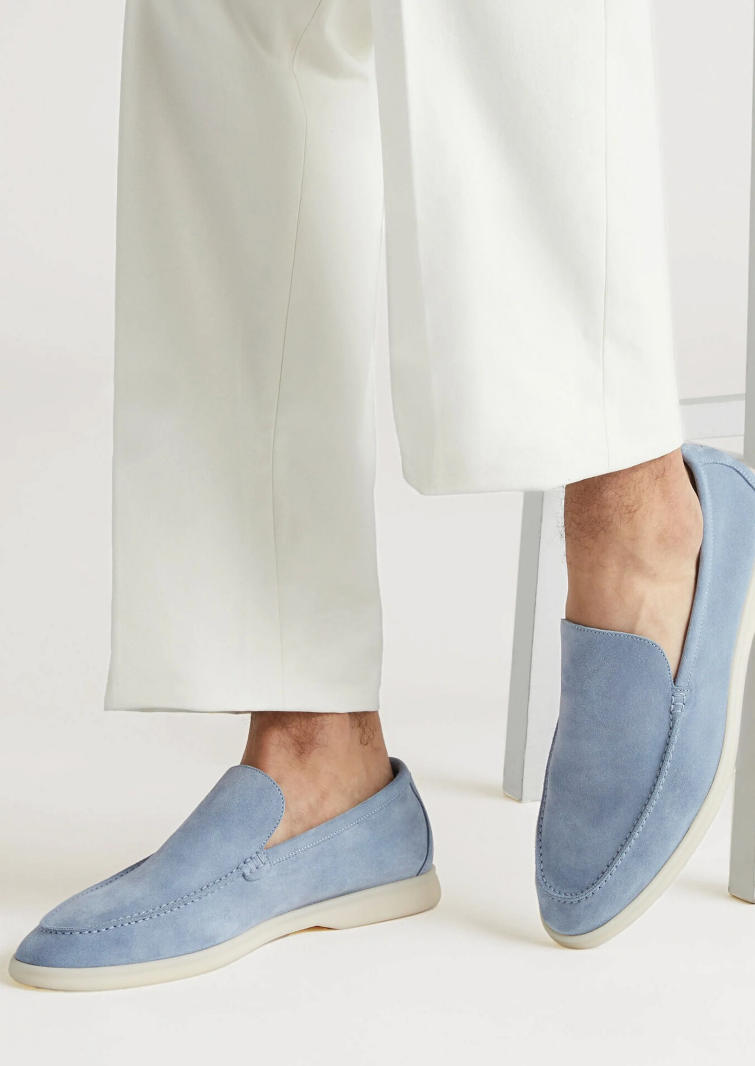 Heritage Riviera Loafers Light Blue