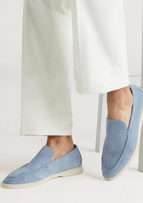 Heritage Riviera Loafers Light Blue