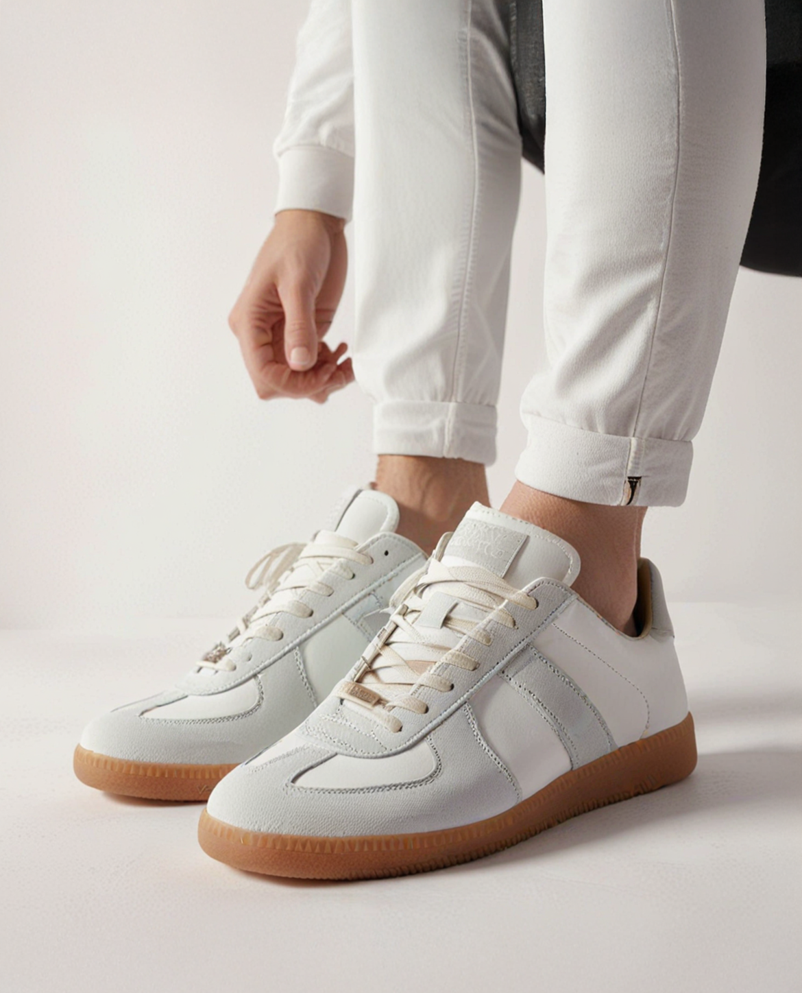 Elegant Refined Low-Top Sneakers