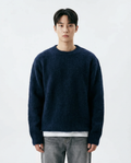 Noah | Brushed Crew Neck Oversized Knit Sweater